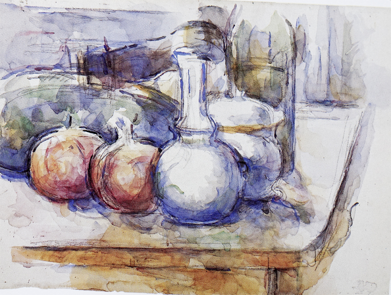 Cezanne Still life on a table